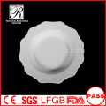 P &amp; T porcelana fábrica de louça de porcelana branca, dinnerware durável, conjunto de placas completas